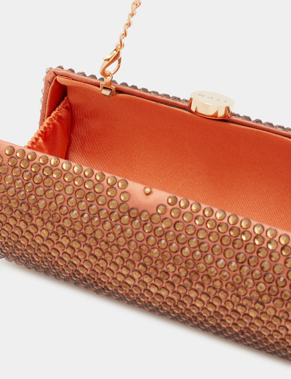 Nalì Clutch Rubino Bronzo