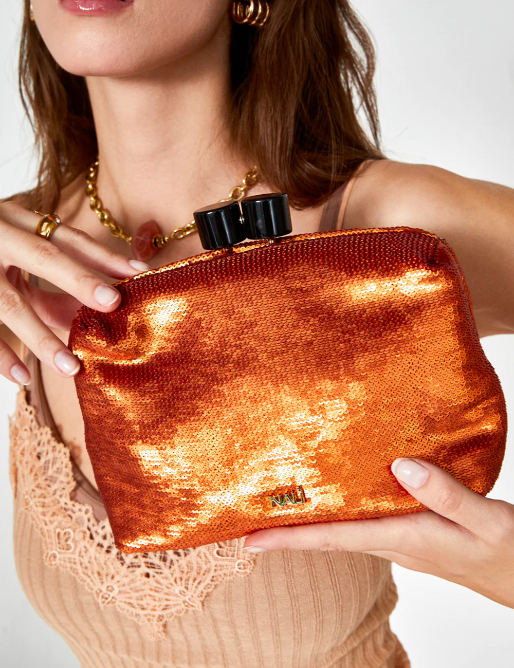 Nalì Clutch Cassi Arancio