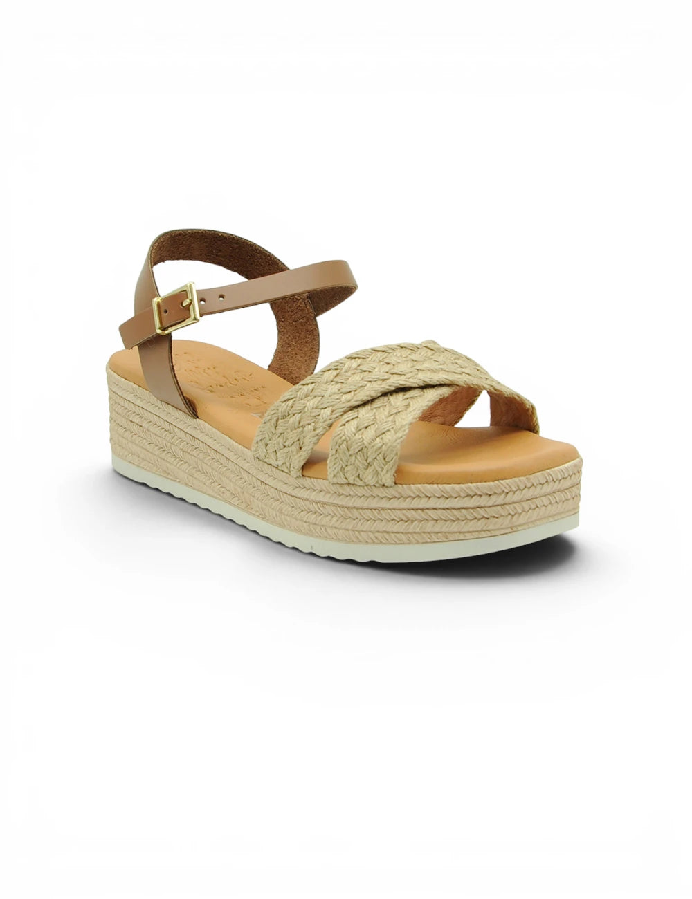 Oh! My Sandals Espadrillas Incrociata Roble