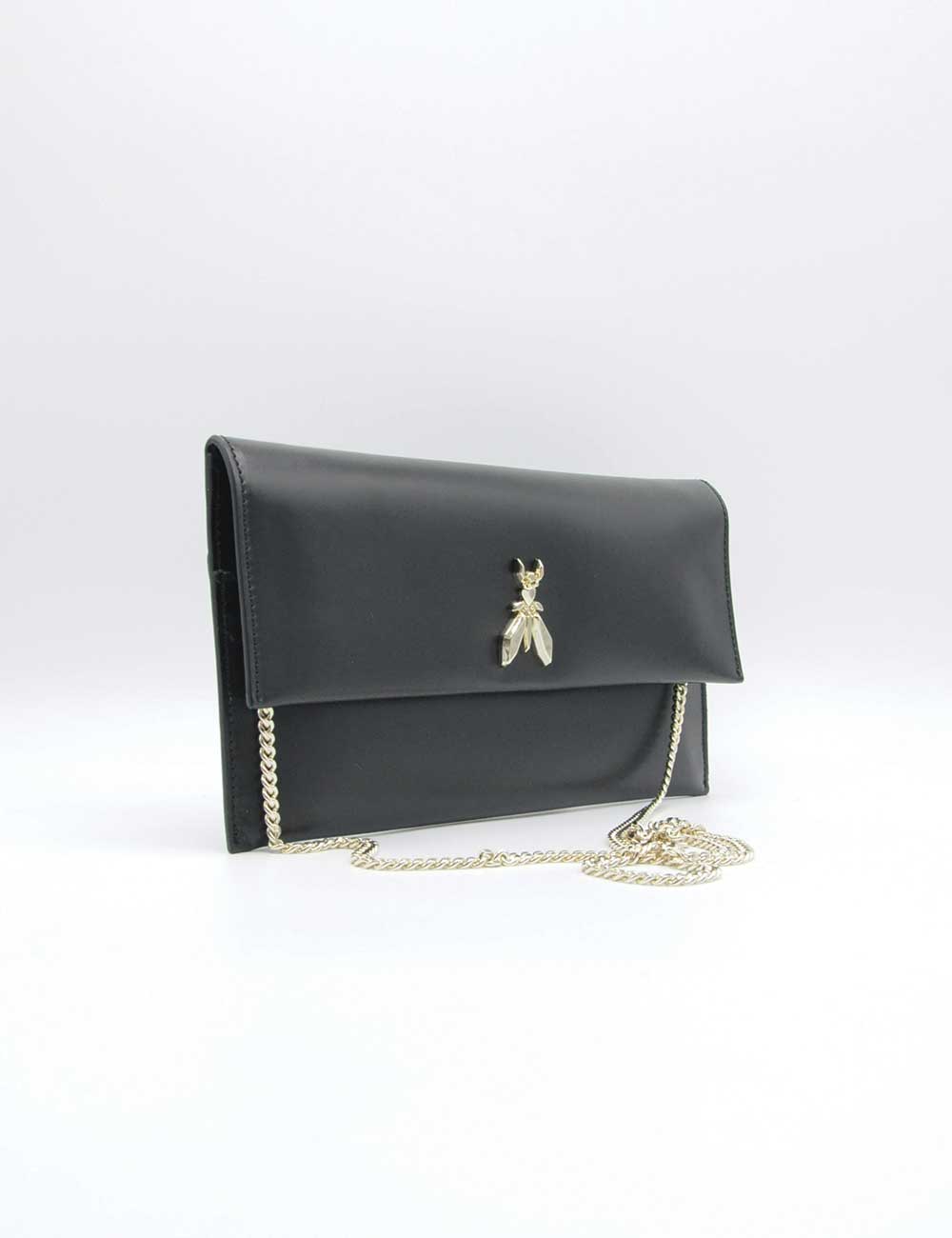 Patrizia Pepe Pochette Fly Black Light Gold