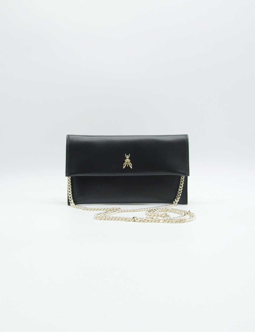 Patrizia Pepe Pochette Small Black Light Gold