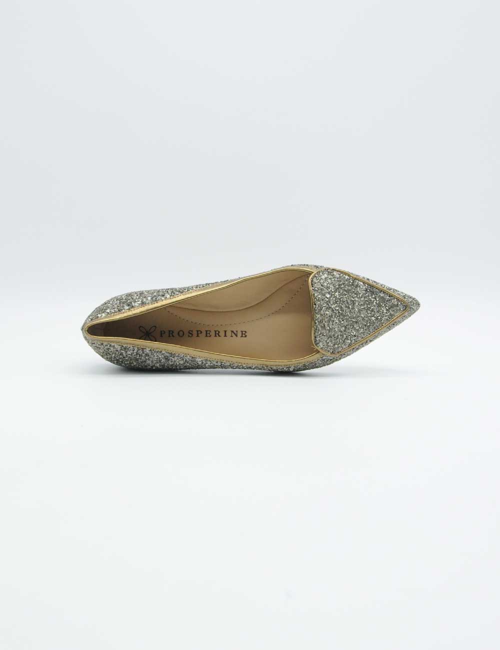 Prosperine Mocassino Glitter Bronzo