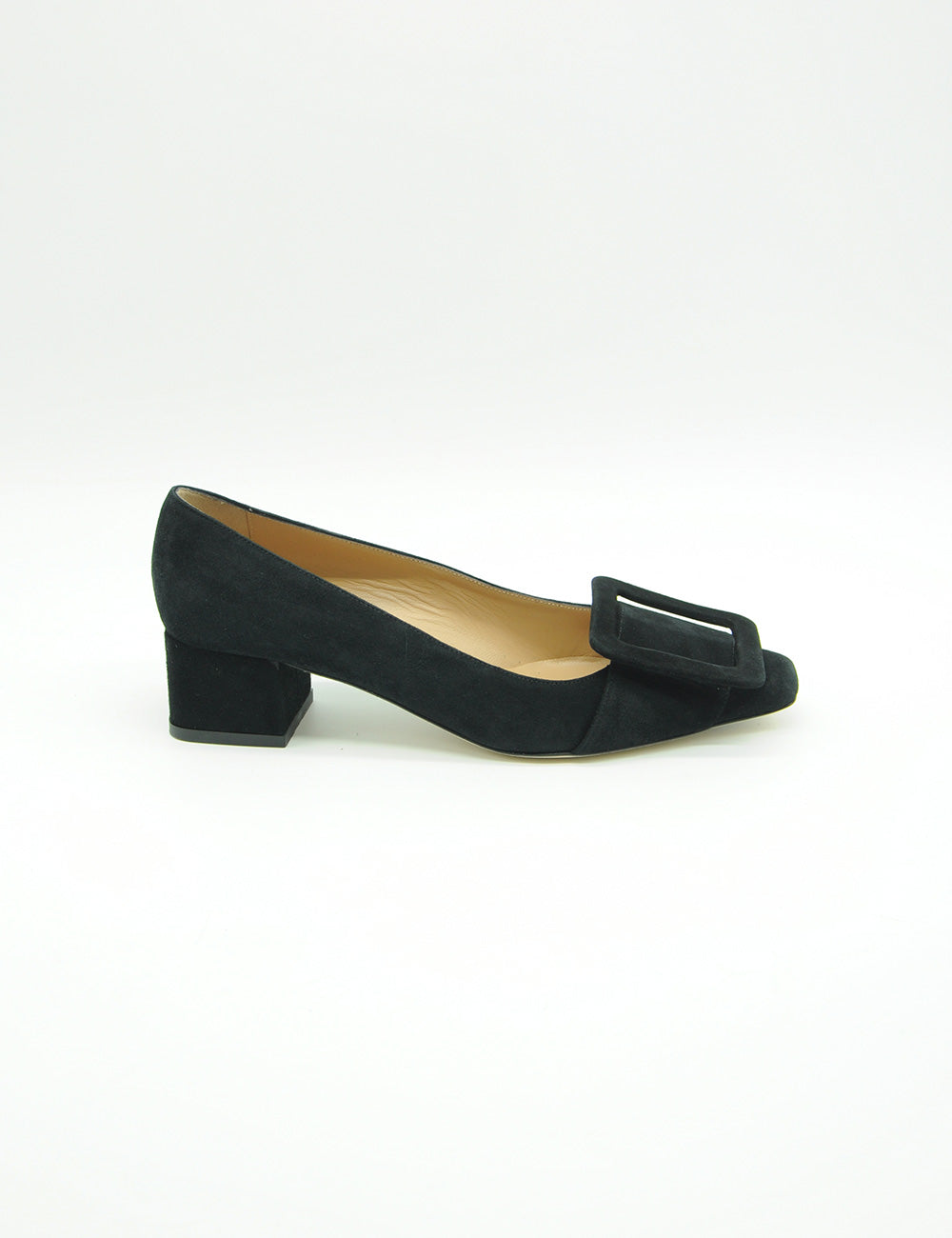 Prosperine Black Suede Décolleté