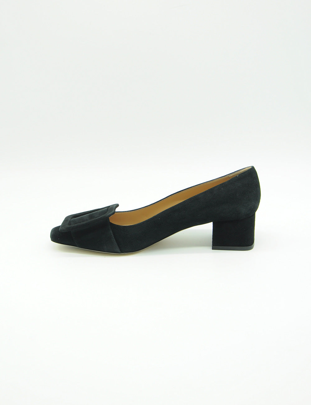 Prosperine Black Suede Décolleté