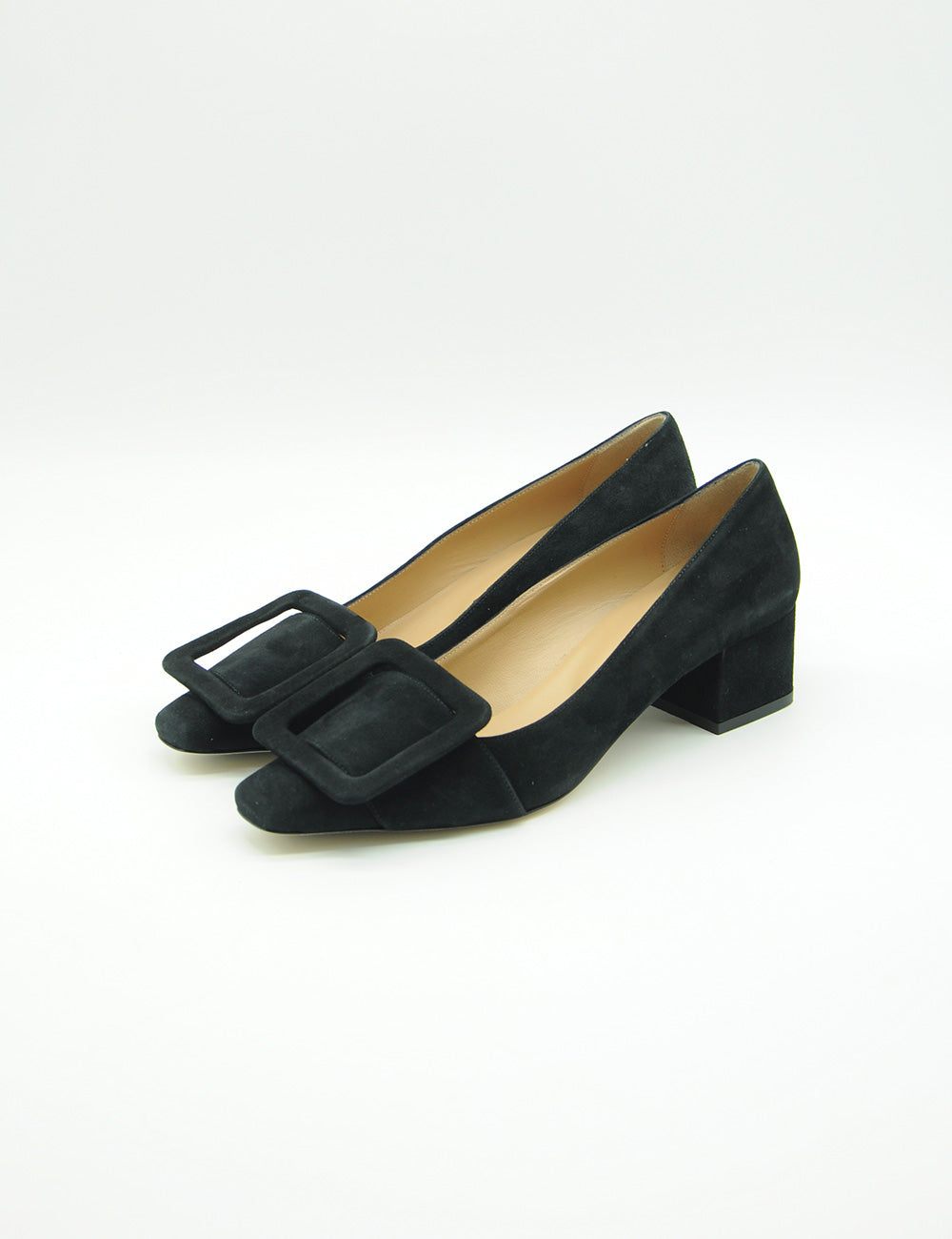 Prosperine Black Suede Décolleté