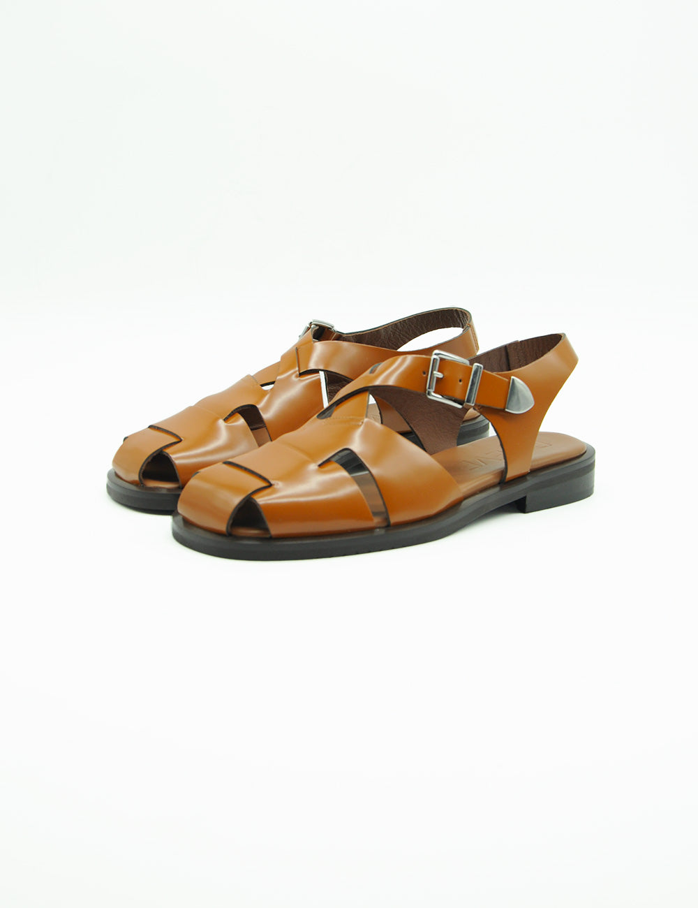 POEVE Sandalo Abrasivato Cuoio