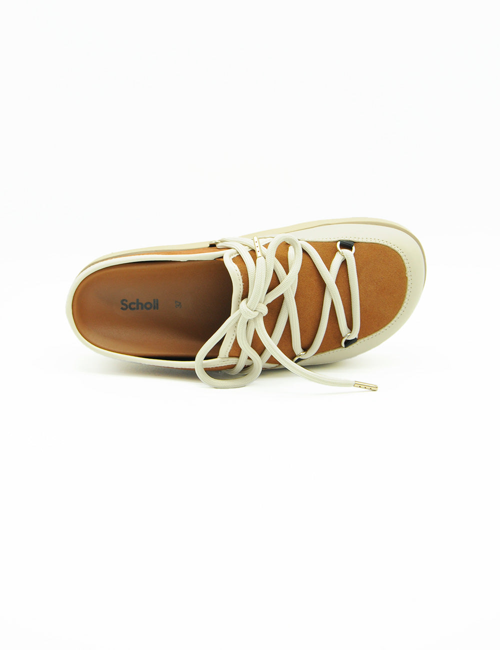 Scholl Sabot Lindsay Chalk Brandy