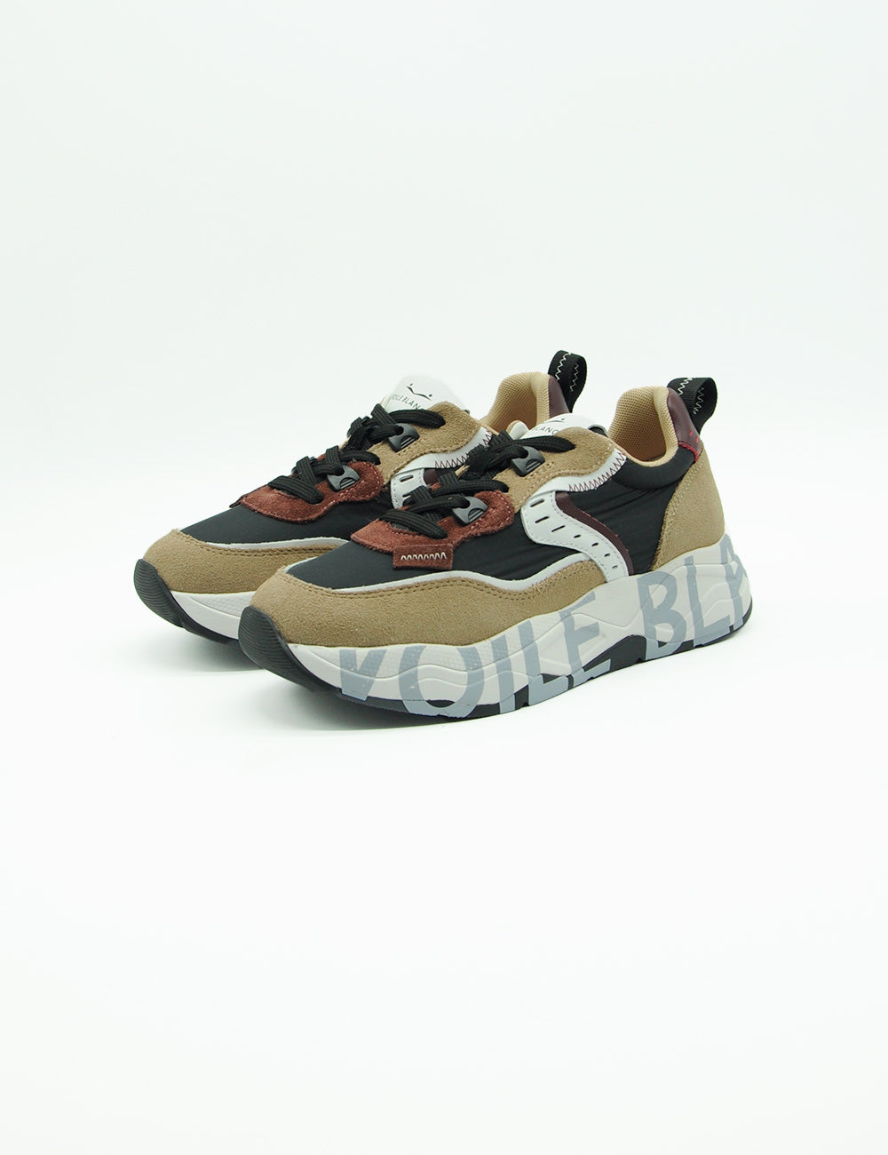 Voile Blanche Sneakers Club105 Light Brown Black