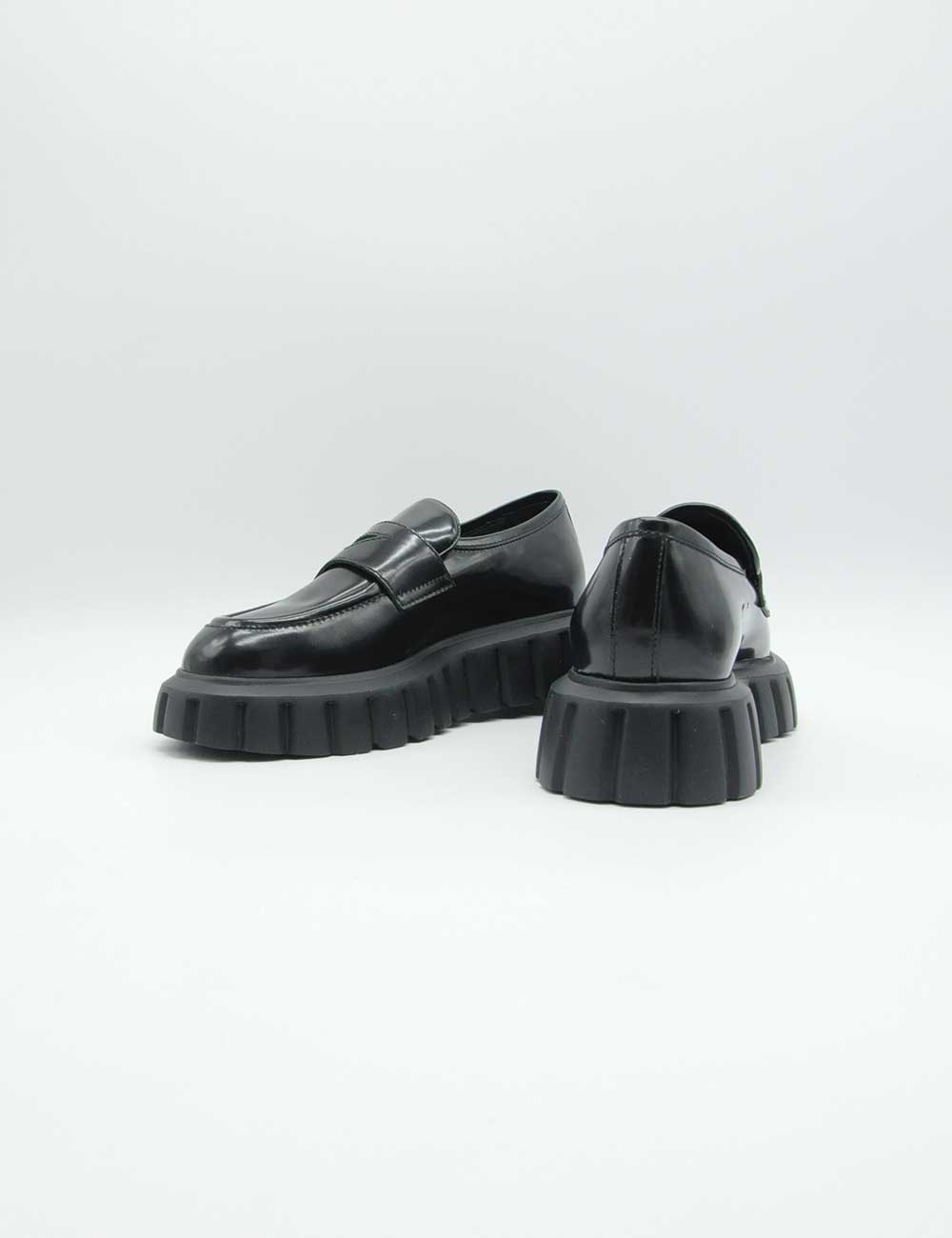 Voile Blanche Mocassino Grenelle Nero