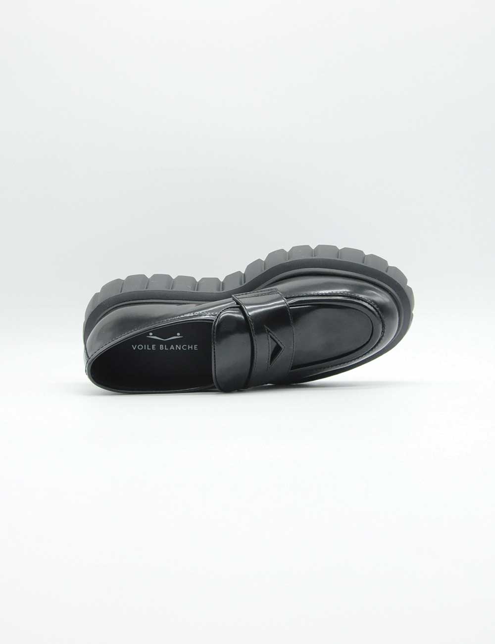 Voile Blanche Mocassino Grenelle Nero