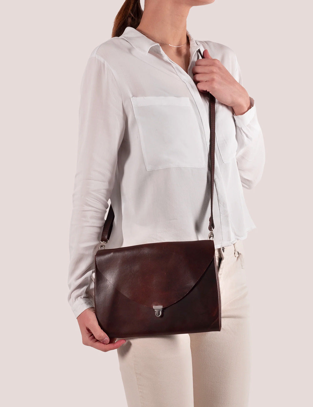 Harold's Tracolla Large Fold Brown
