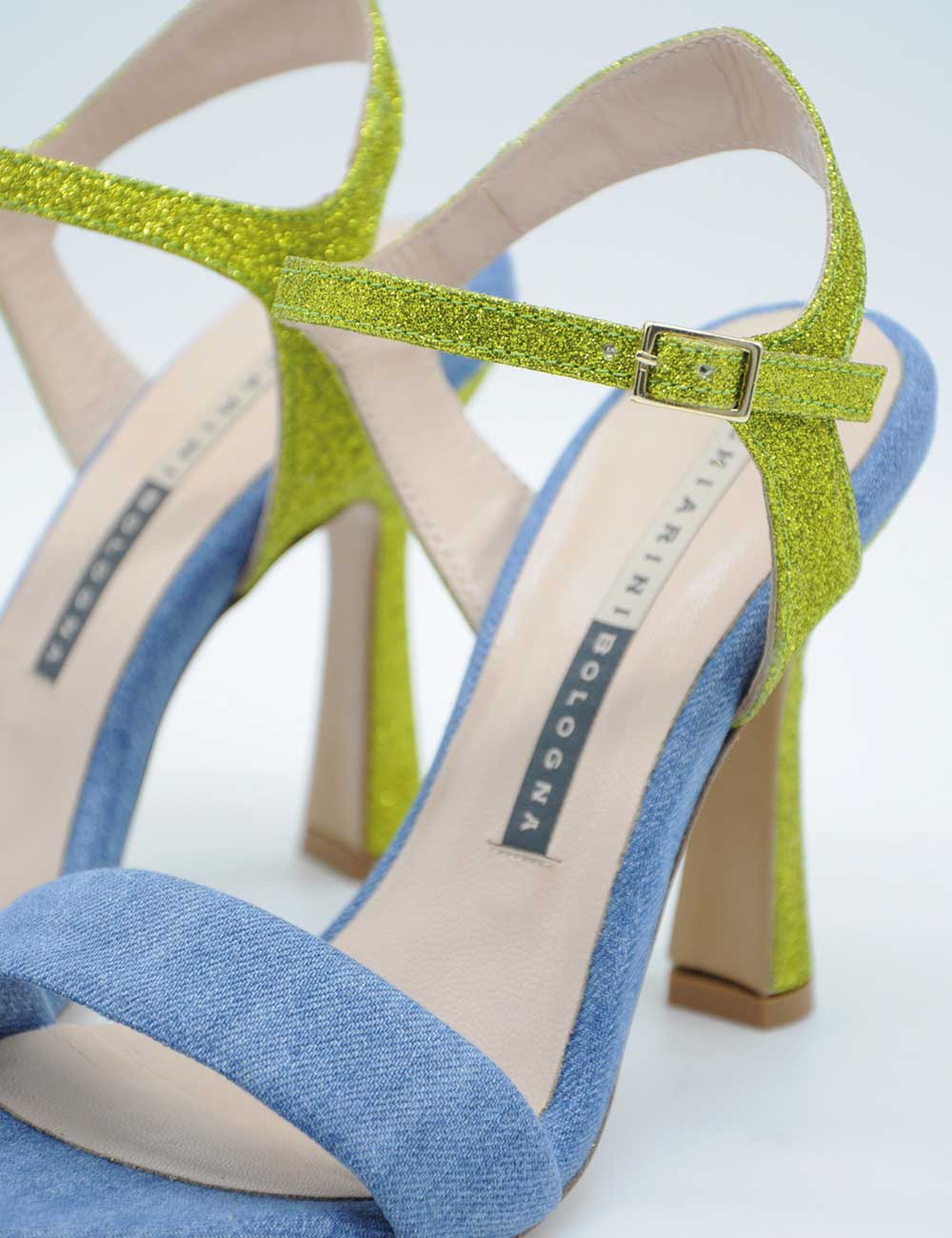 Chiarini Bologna Sandalo Jeans Cedro