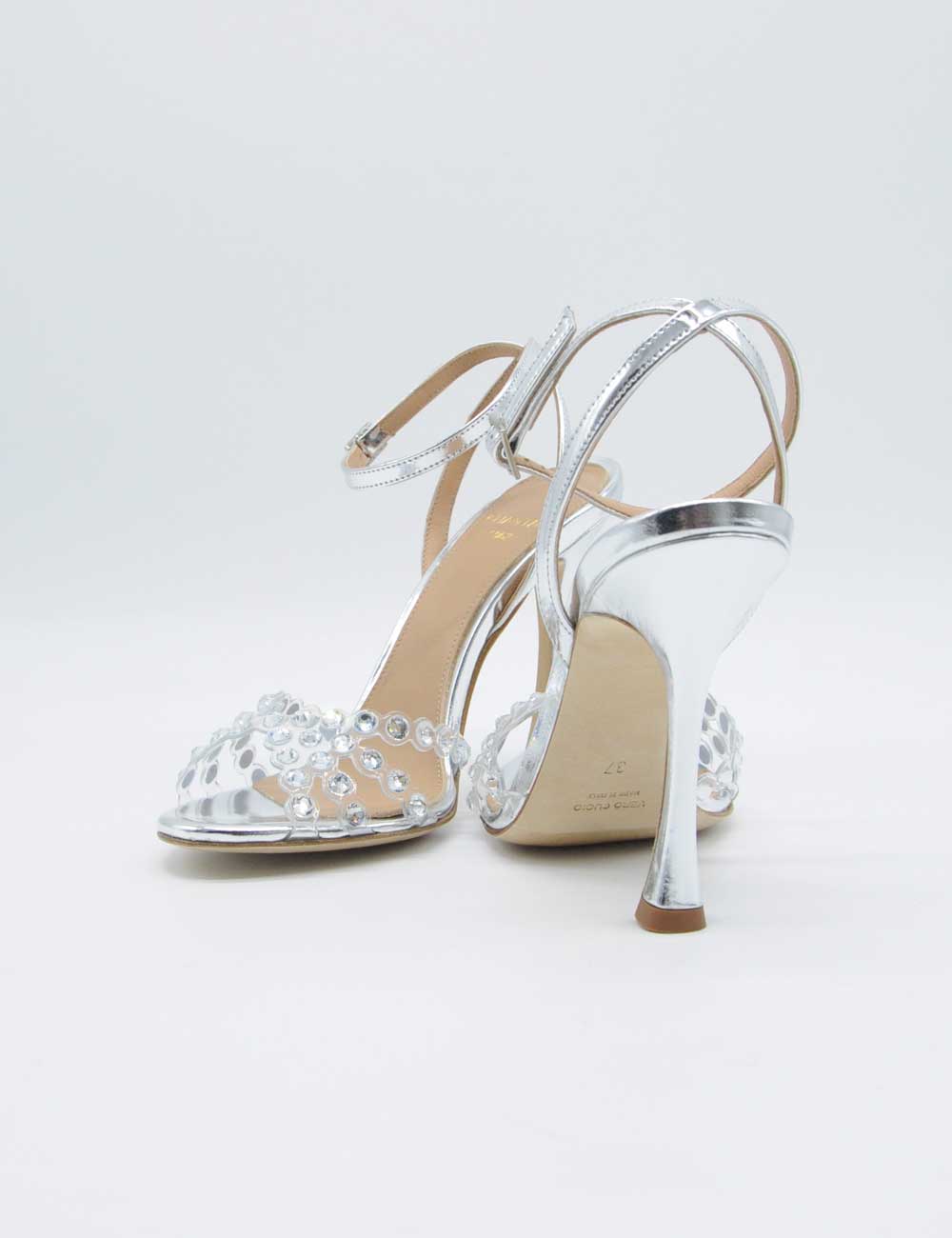 Chantal Silver Sandal