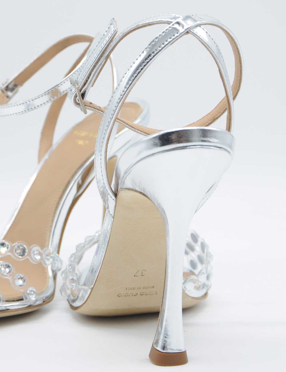 Chantal Silver Sandal