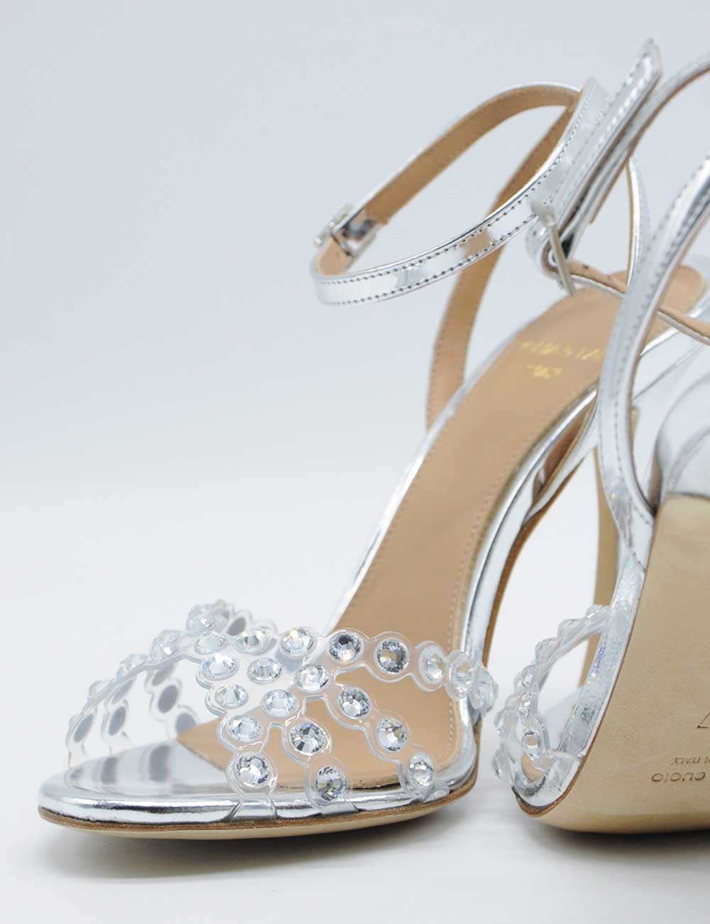 Chantal Silver Sandal