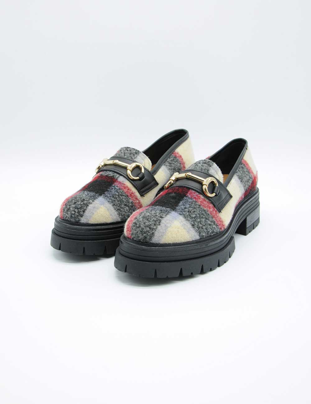 Les Tulipes Mocassino Tartan