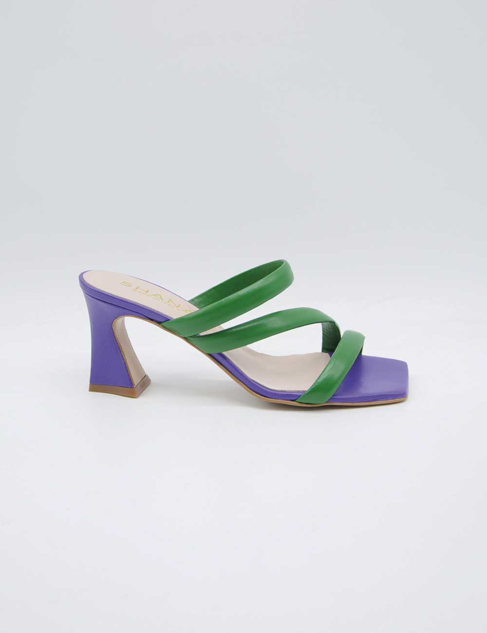 Shana Sandalo Verde e Viola