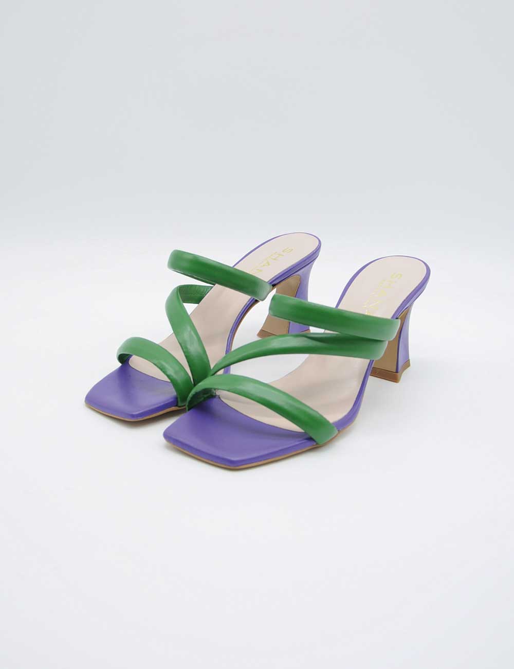Shana Sandalo Verde e Viola