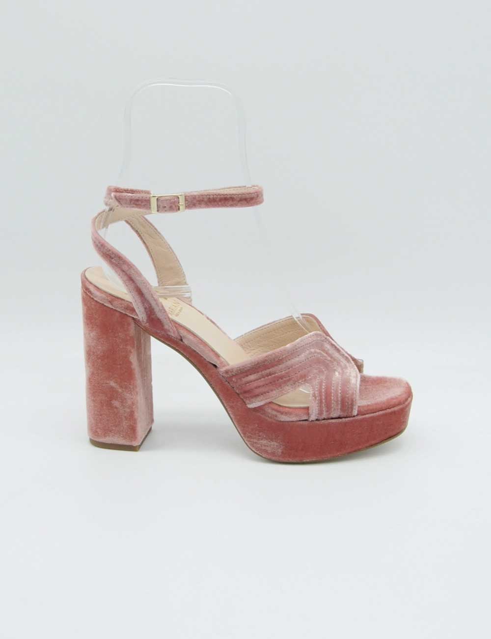 Marian Sandalo Platform Rosa Antico