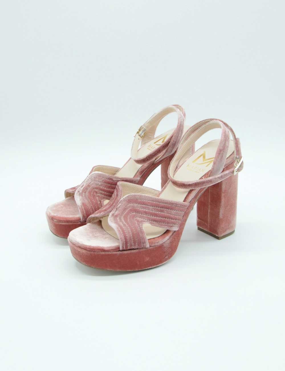 Marian Sandalo Platform Rosa Antico