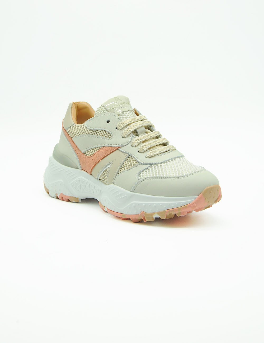 Accademia 72 Sneakers Beige Salmone