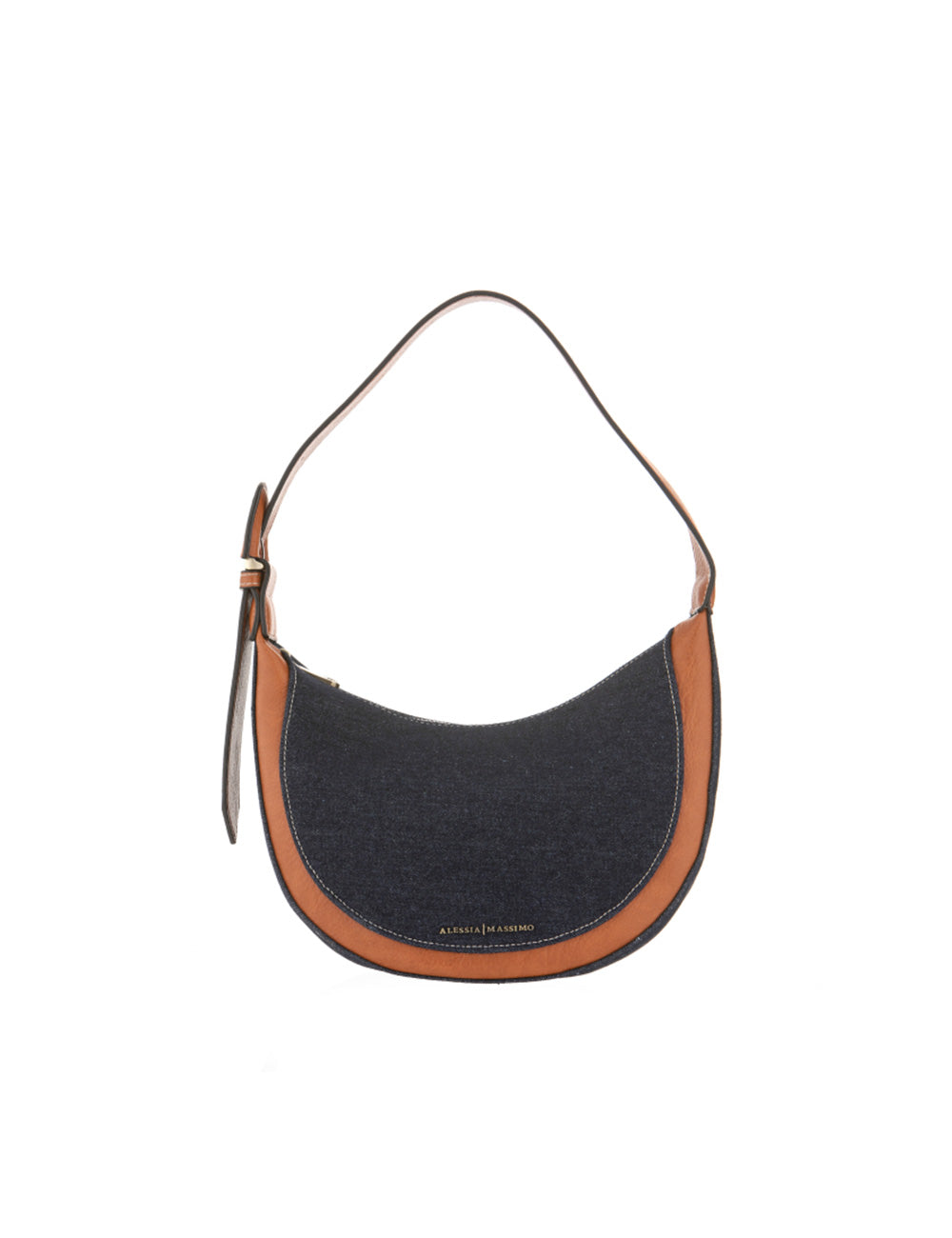 Alessia Massimo Shoulder Navy