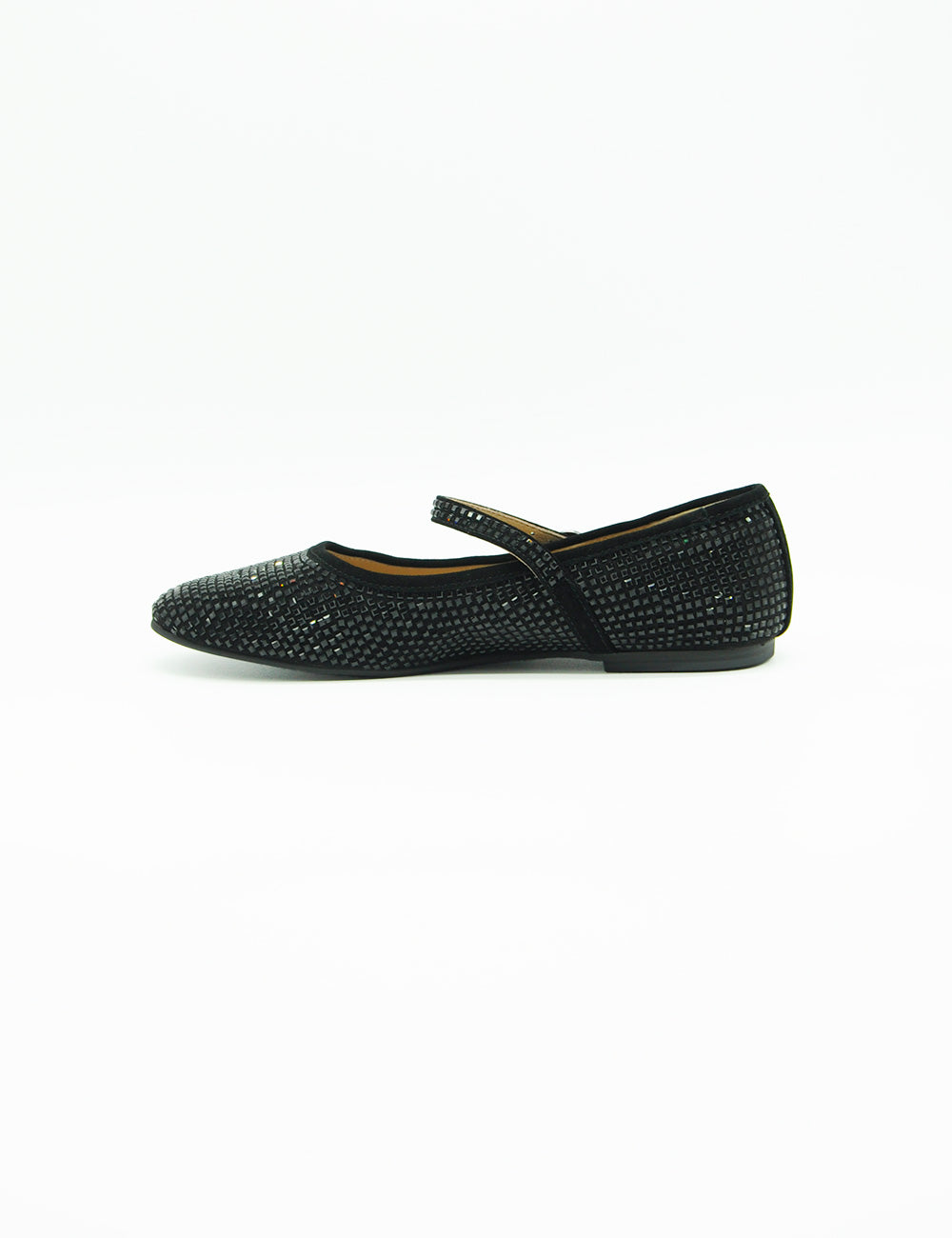 Alma en Pena Ballerina Suede Nera