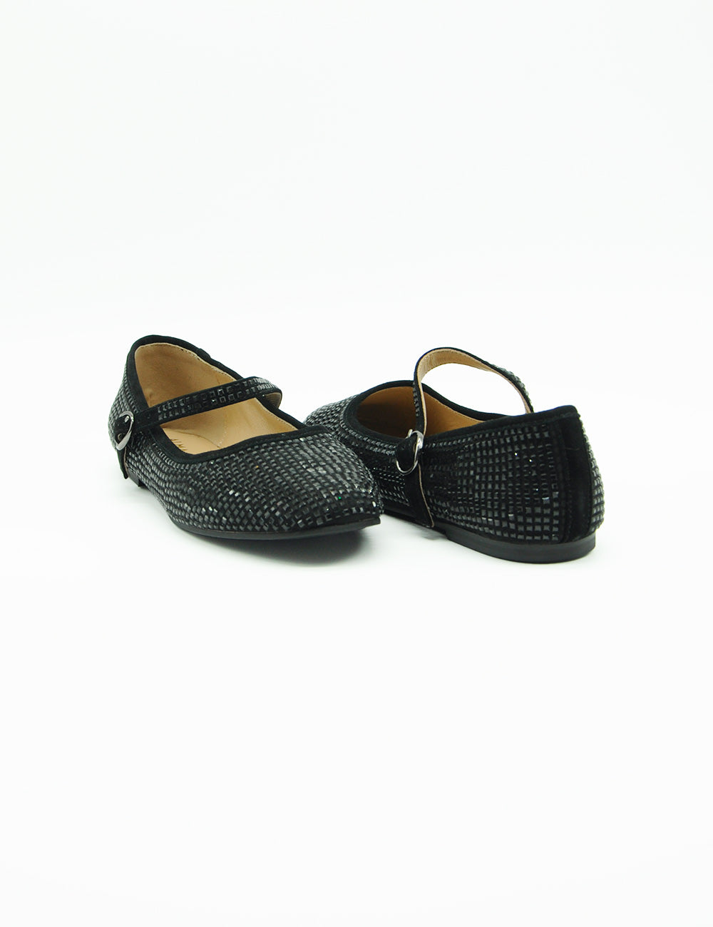 Alma en Pena Ballerina Suede Nera