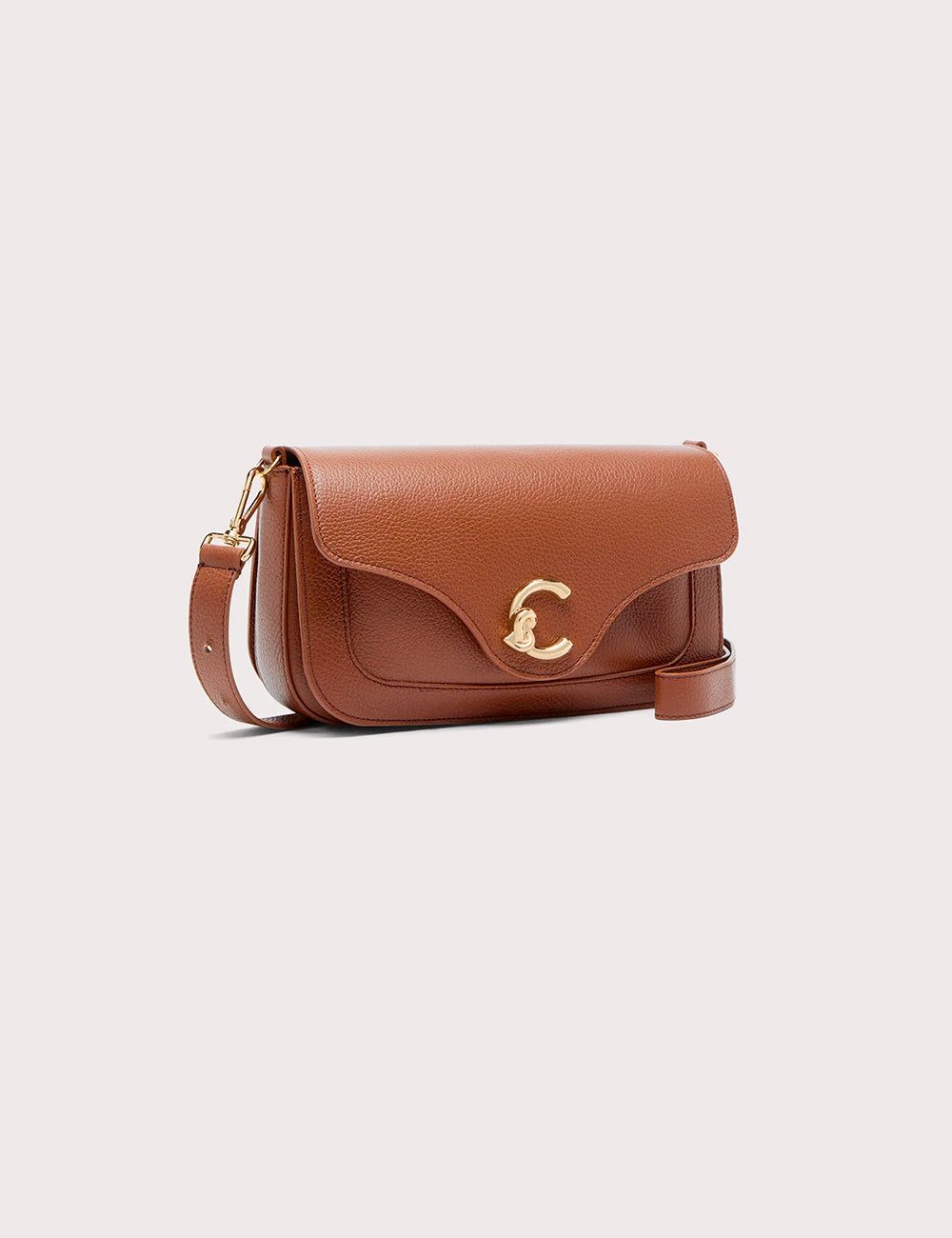 Coccinelle Tracolla C-Me Media Cognac