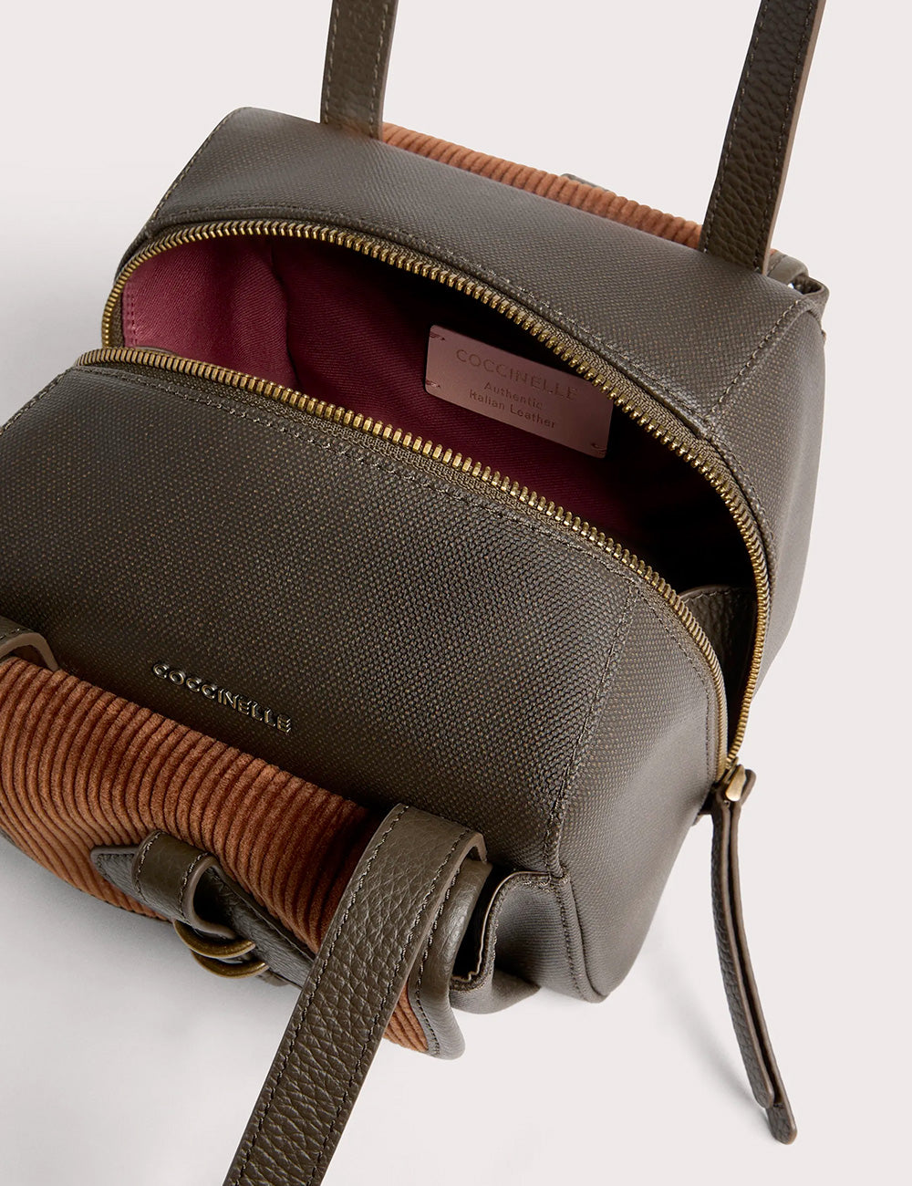 Coccinelle Mavery Pocket Small Fango Cognac