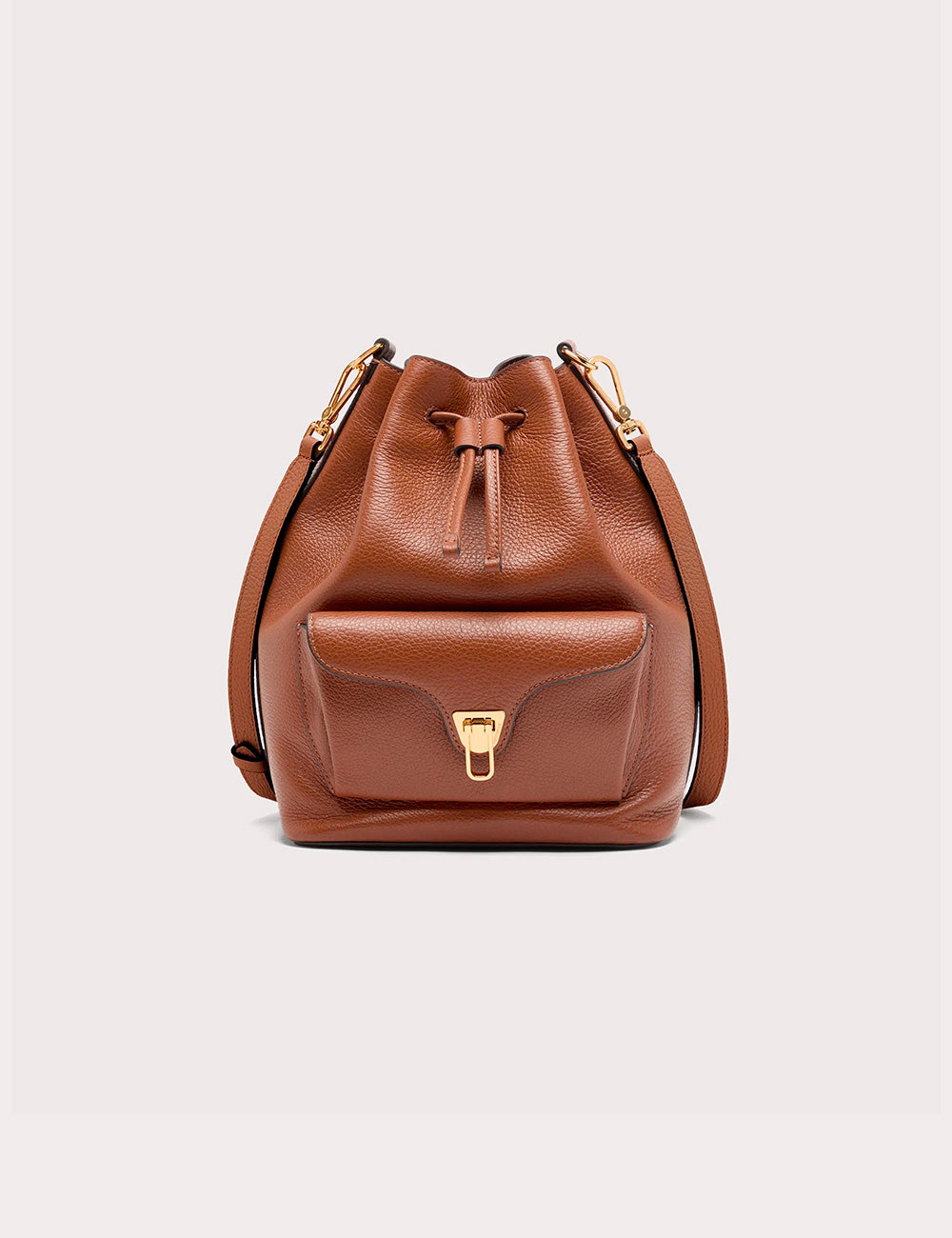 Coccinelle Secchiello Beat Medium Cognac