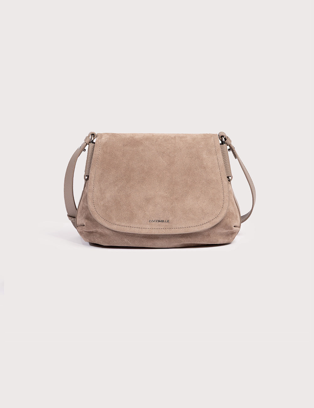 Coccinelle Tracolla Rebekka Suede Warm Taupe