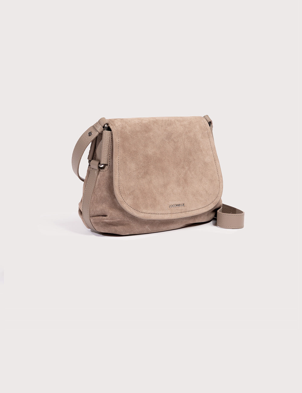 Coccinelle Tracolla Rebekka Suede Warm Taupe
