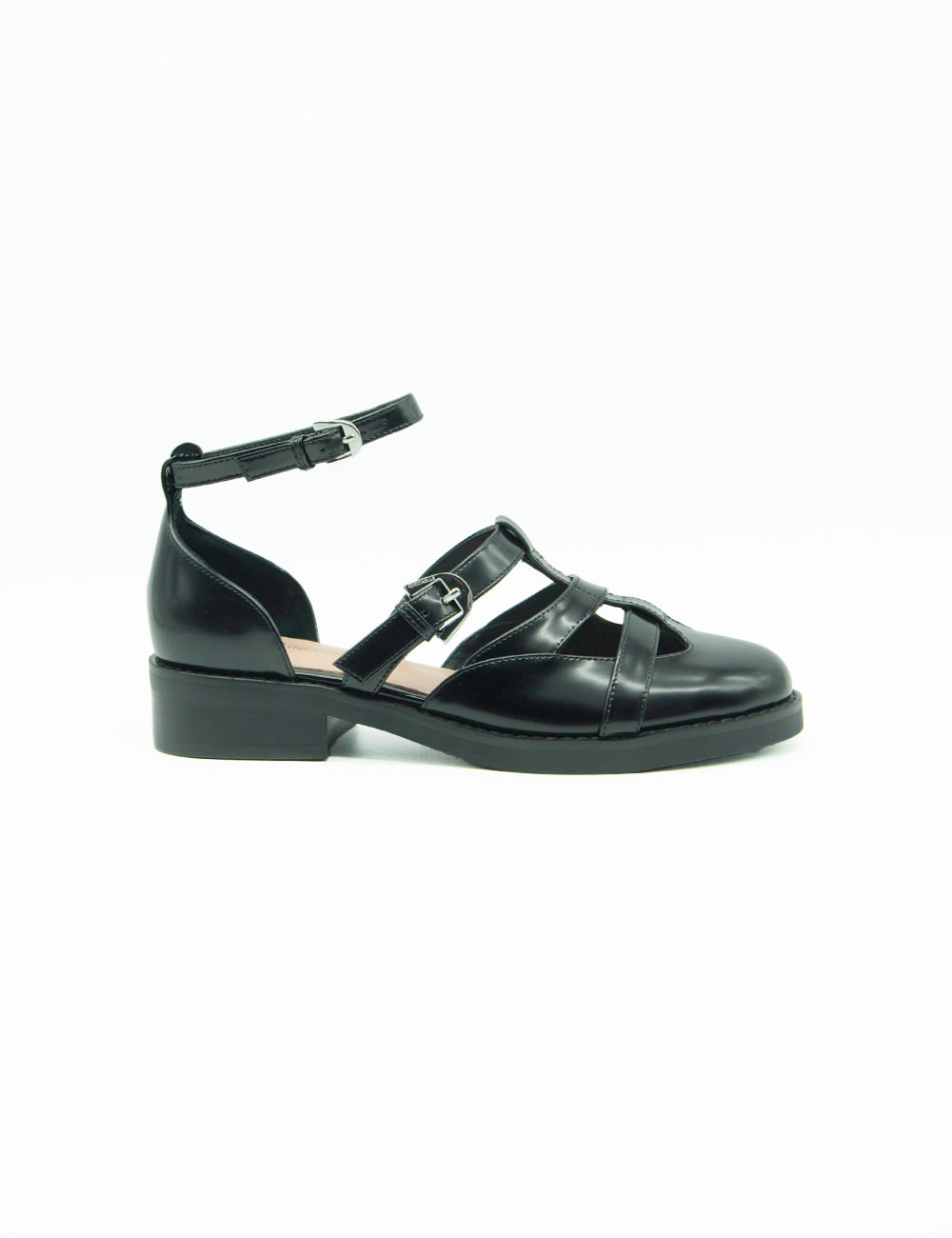 Coccinelle Sandalo Sam Shiny Nero