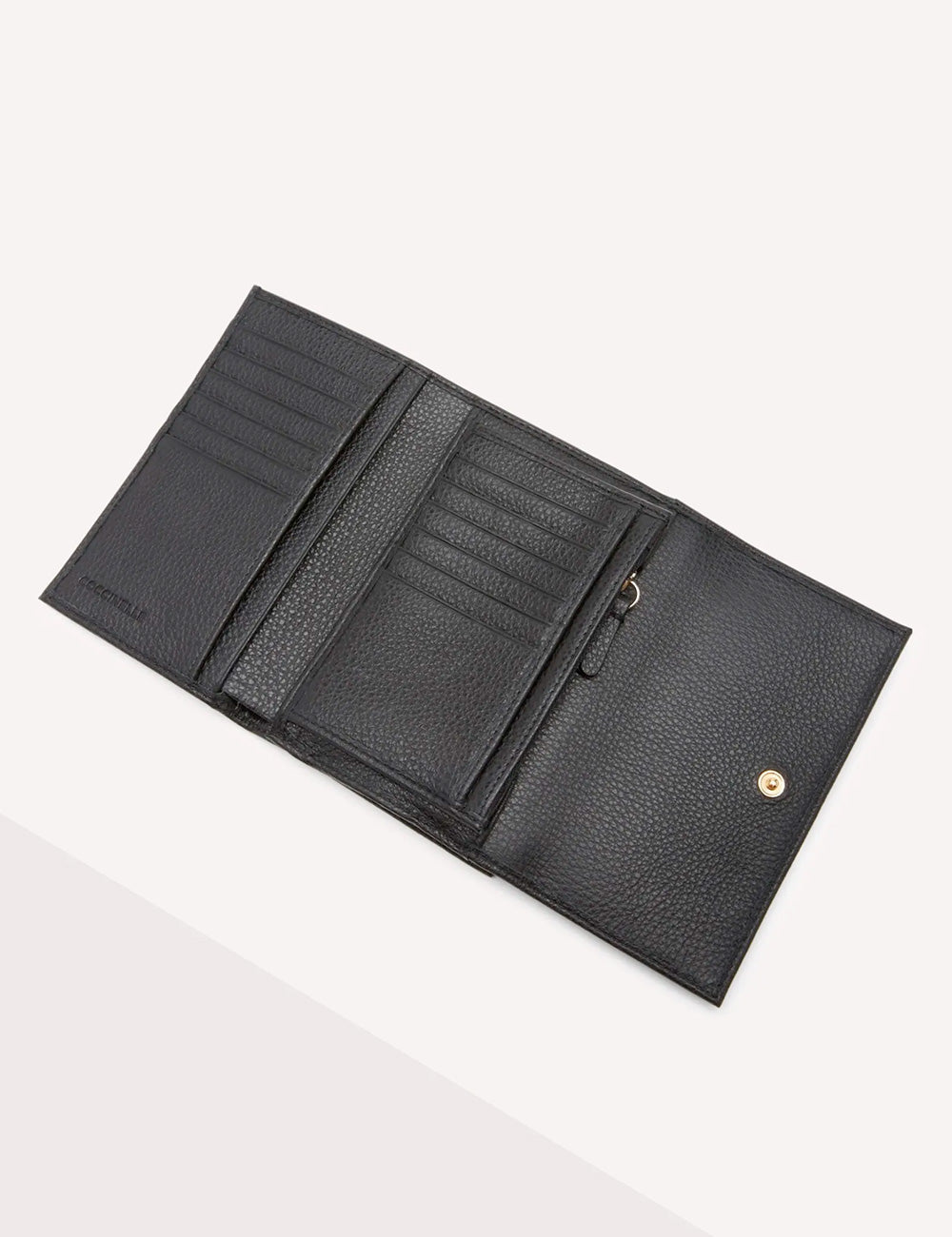 Coccinelle Portafoglio Metallic Soft Medium Noir