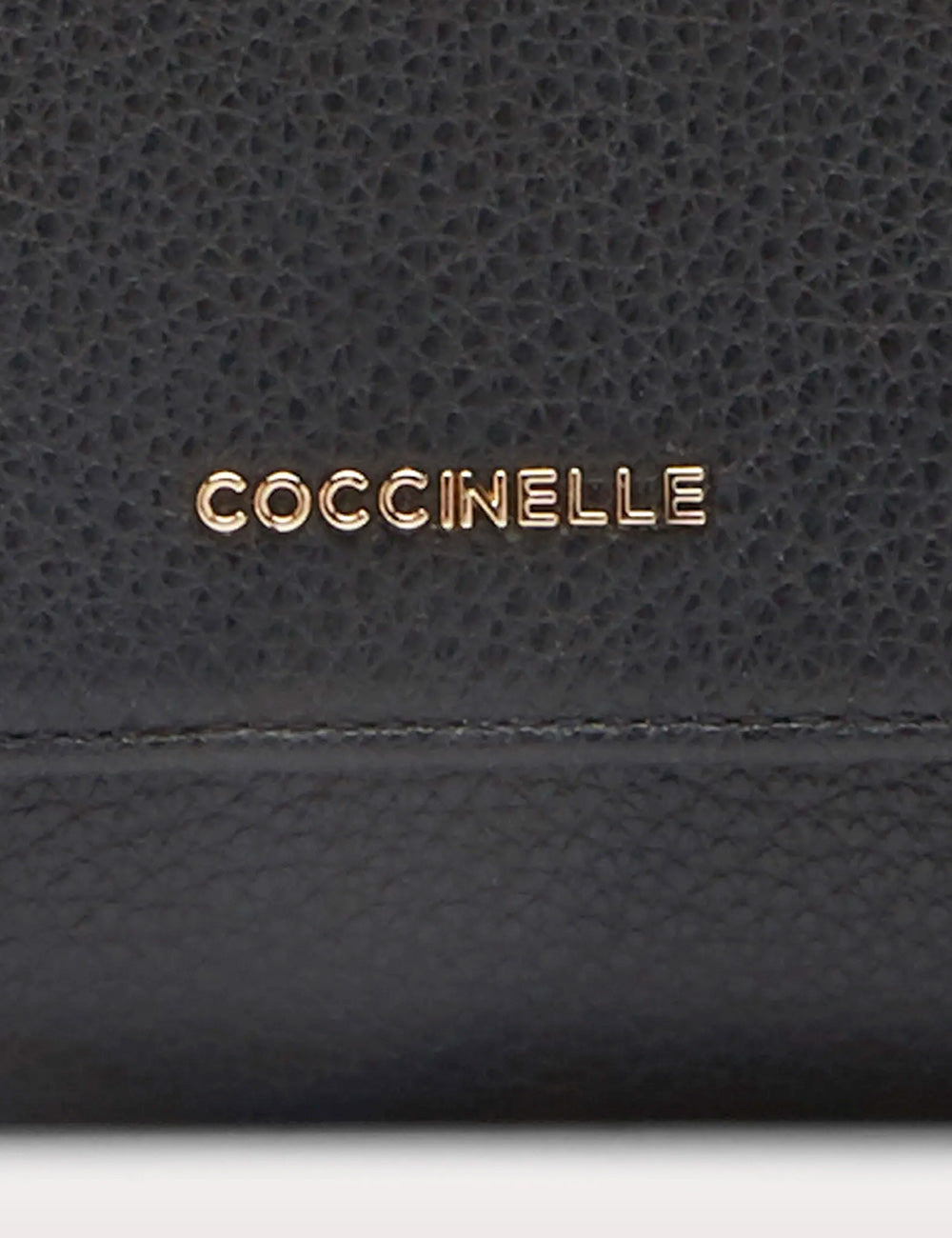 Coccinelle Portafoglio Metallic Soft Medium Noir