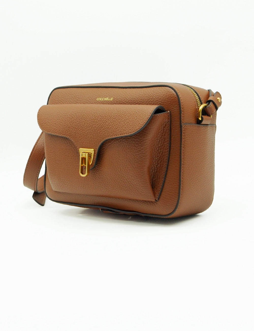 Coccinelle Camera Case Beat Soft Large Cognac