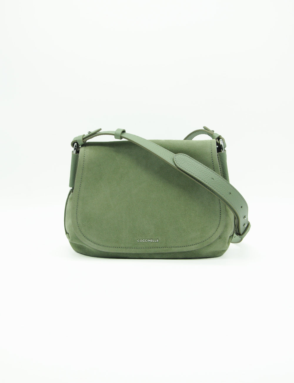 Coccinelle Tracolla Rebekka Suede Greenery