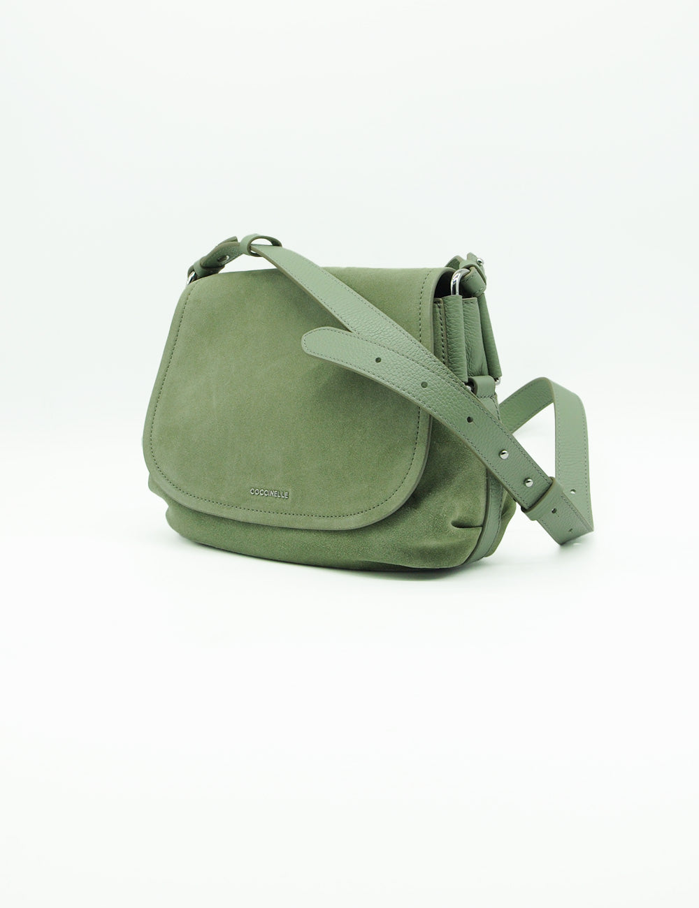 Coccinelle Tracolla Rebekka Suede Greenery