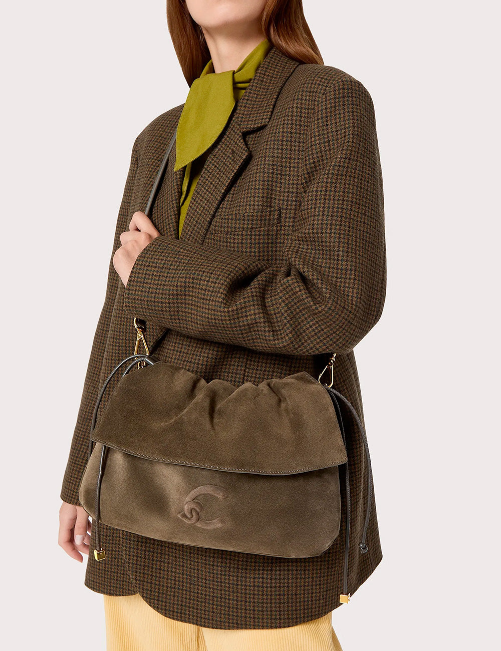 Coccinelle Lidia Suede Small Fango