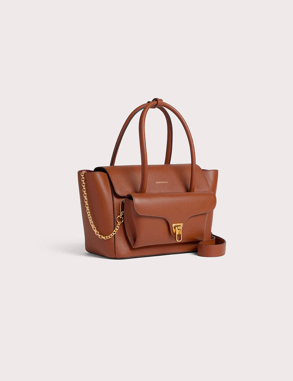 Coccinelle Double Beat Medium Cognac