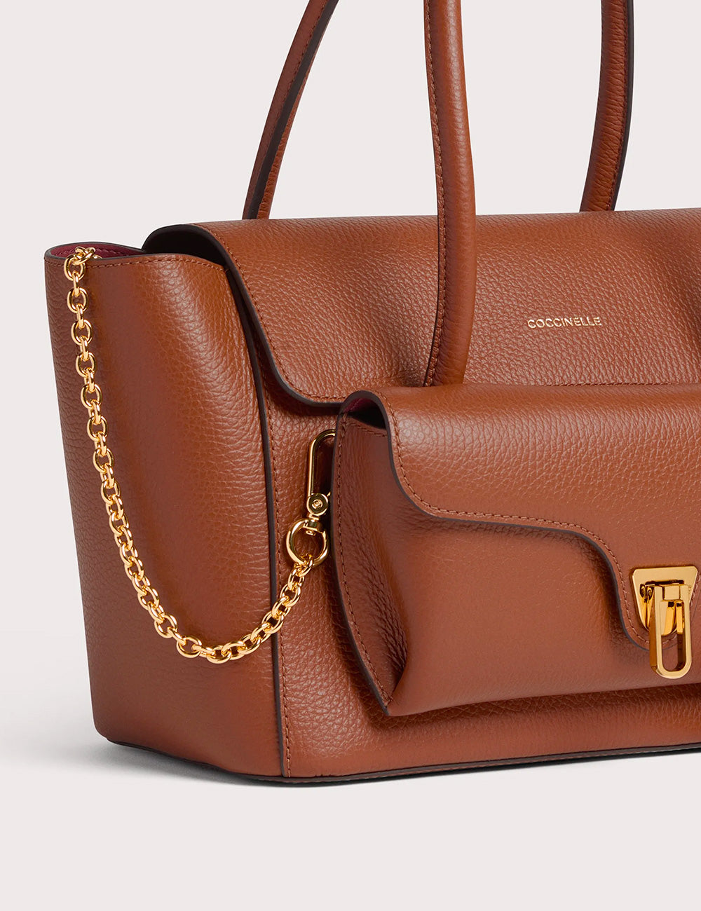 Coccinelle Double Beat Medium Cognac