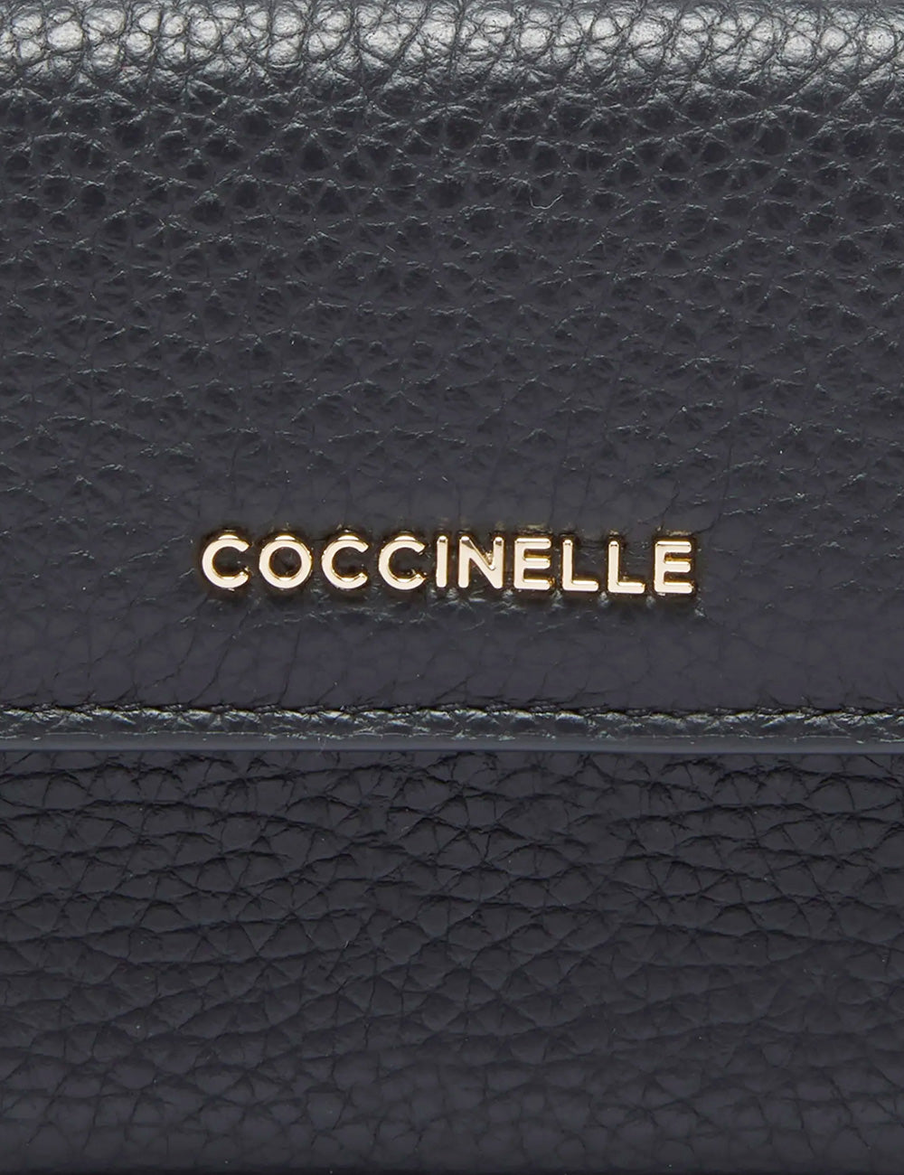 Coccinelle Portafoglio Metallic Mini Soft Noir
