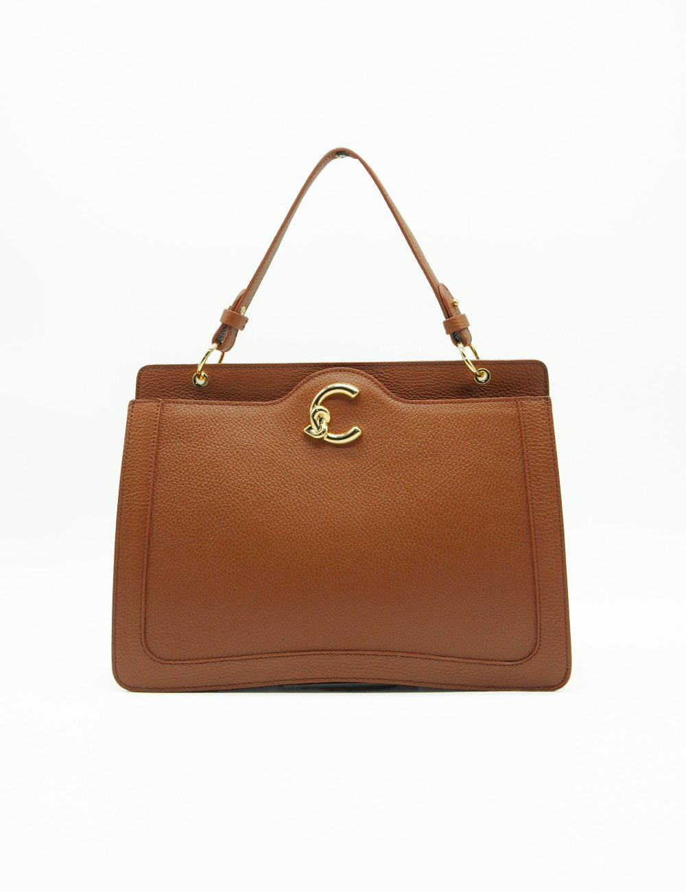 Coccinelle A Mano C-Me Large Cognac