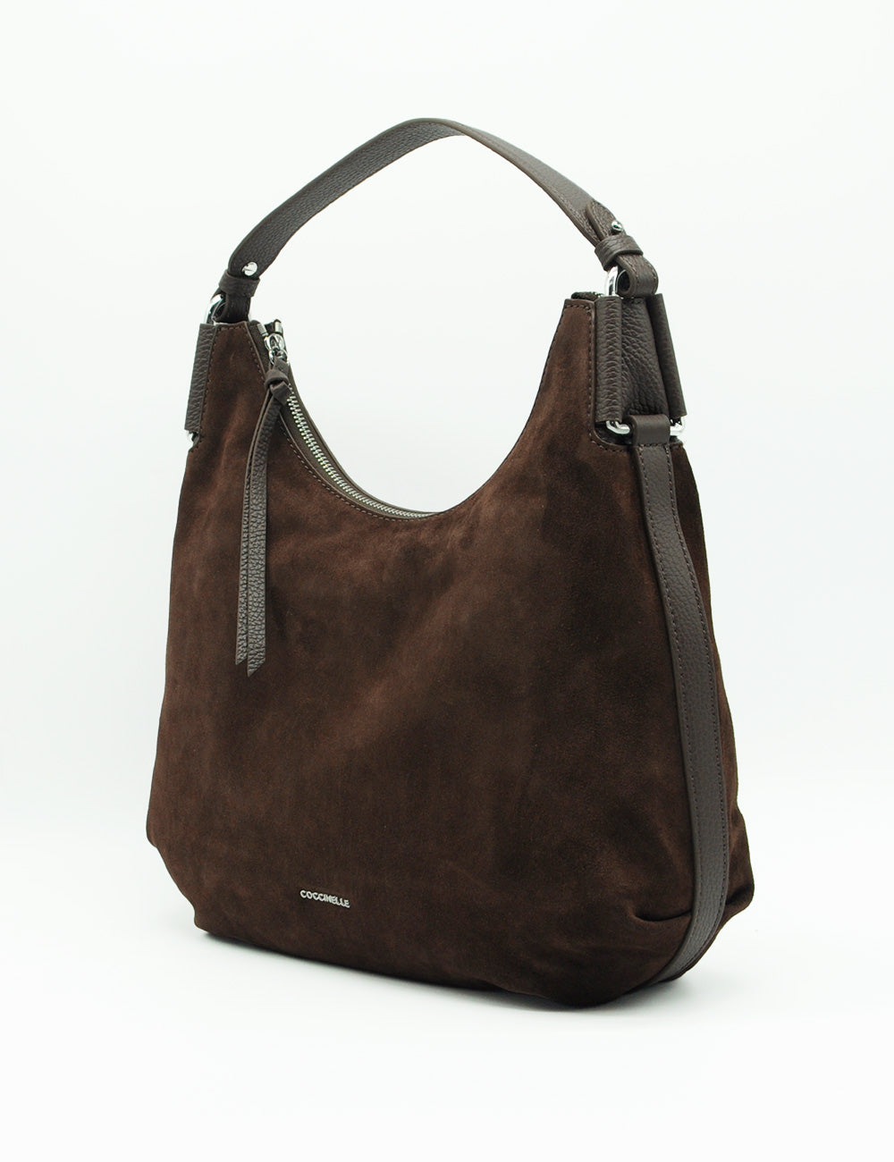 Coccinelle Rebecca Suede Small Brunette