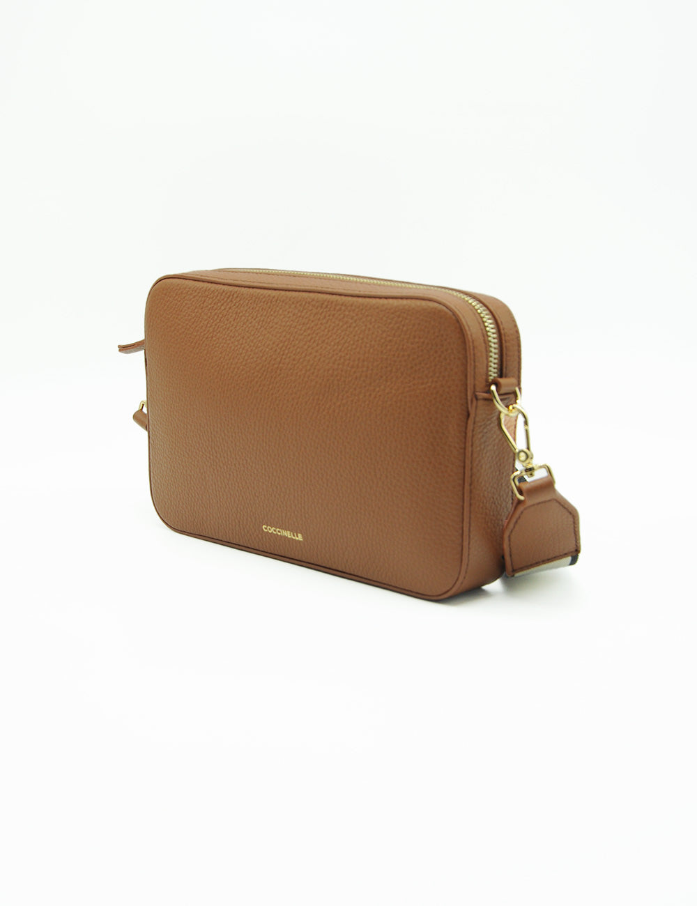 Coccinelle Tracolla Tebe Mini Cognac