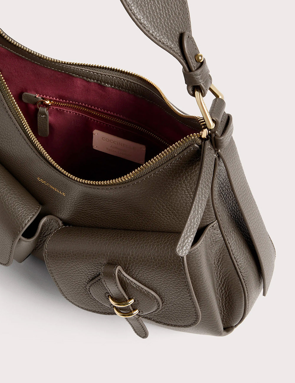 Coccinelle Mavery Pocket Medium Fango