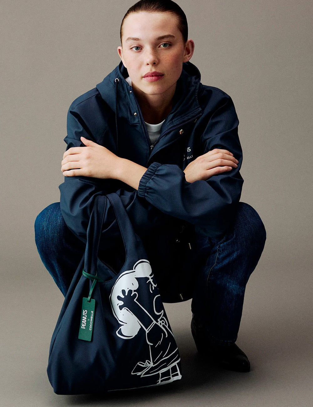 Coccinelle Shopping Peanuts Midnight Blue