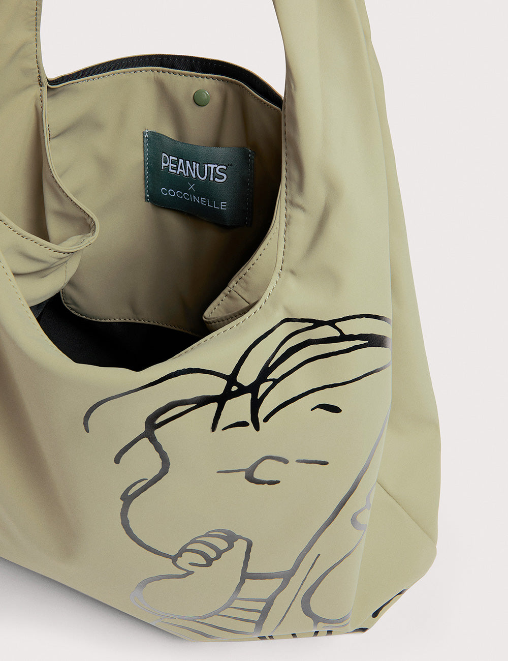 Coccinelle Shopping Peanuts Greenery