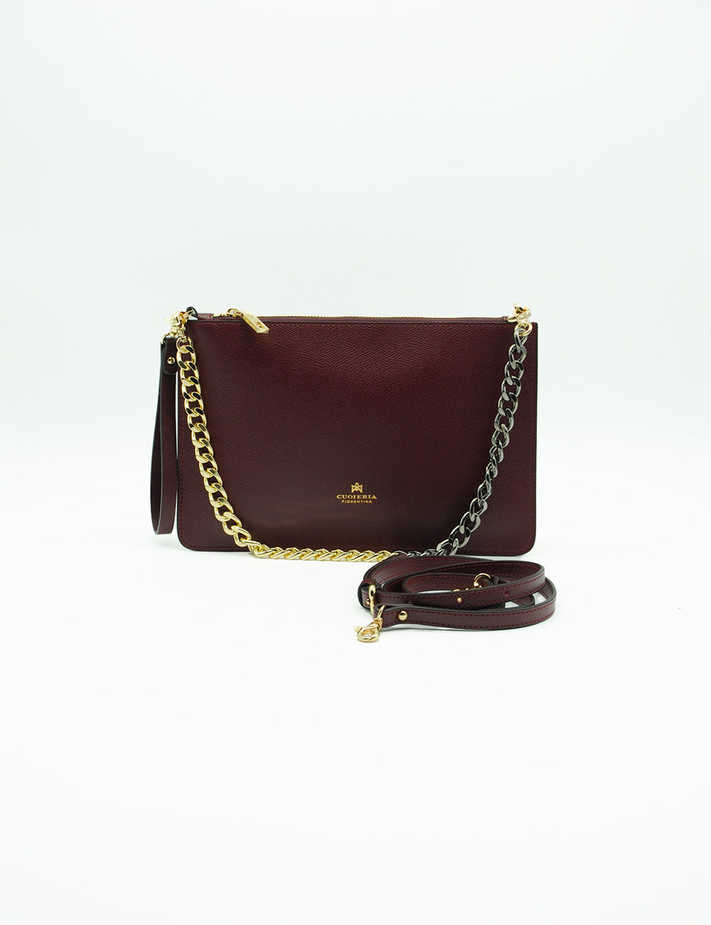 Cuoieria Fiorentina Pochette Alice Bordeaux